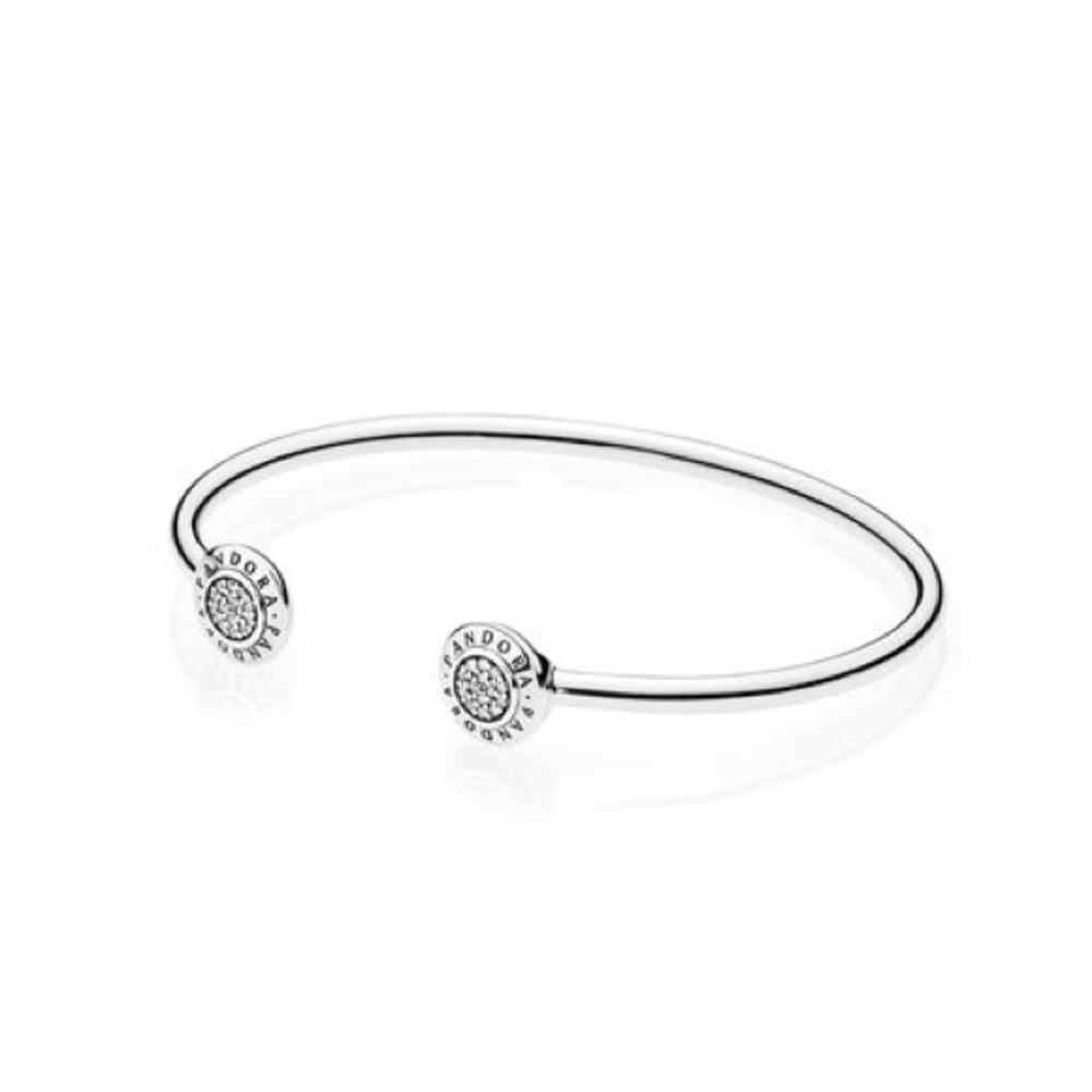 Pandora Pave Signature Bangle